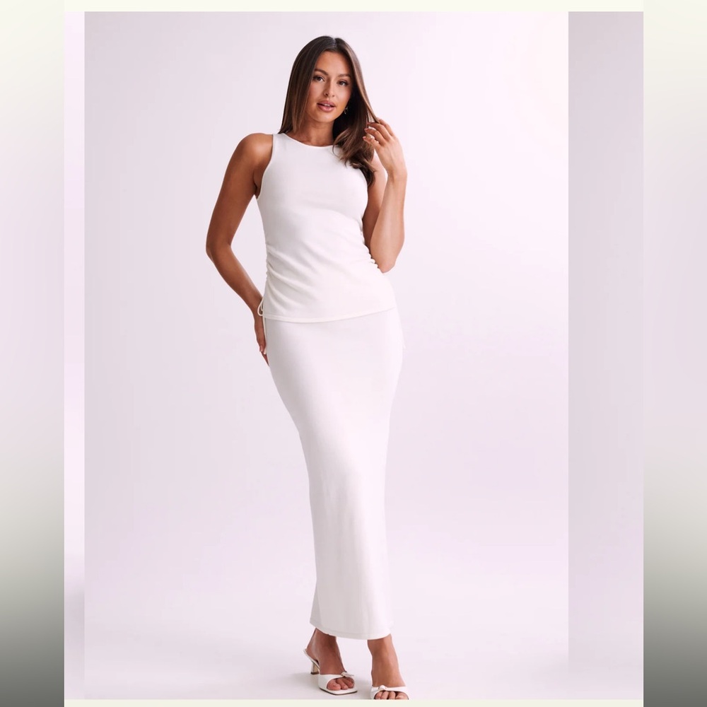 Meshki Tristan Knit Maxi Skirt Set